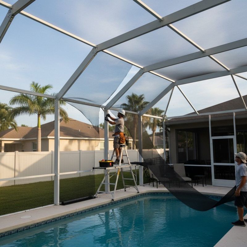 Pool Enclosure Repair