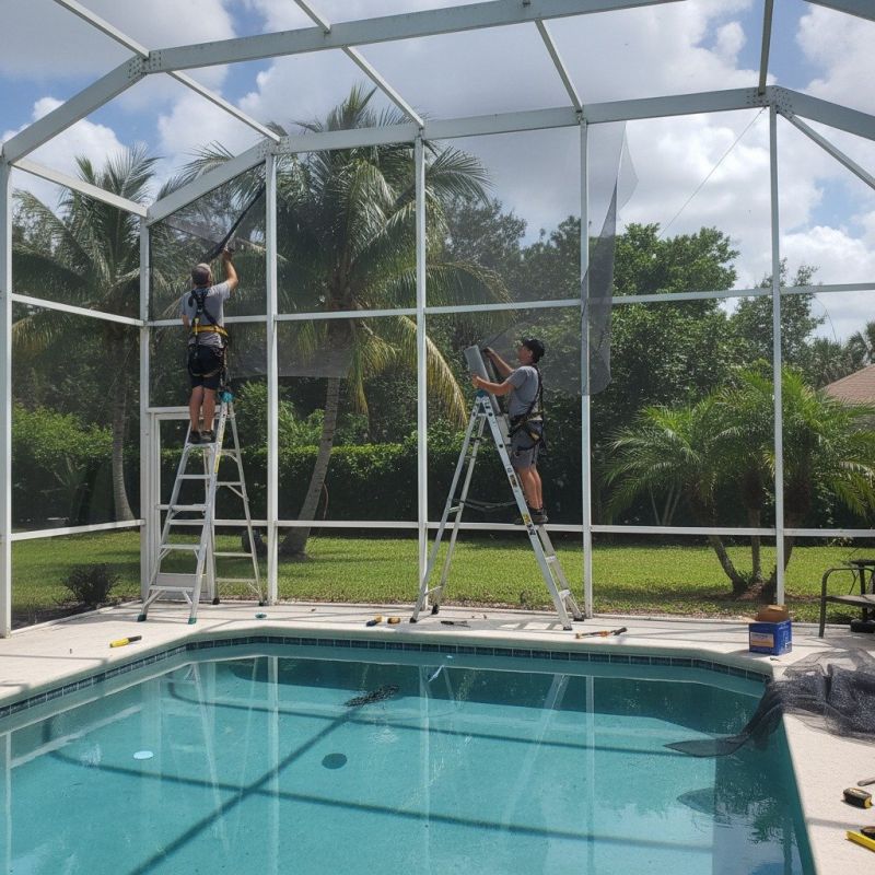 Pool Enclosure Repair detail