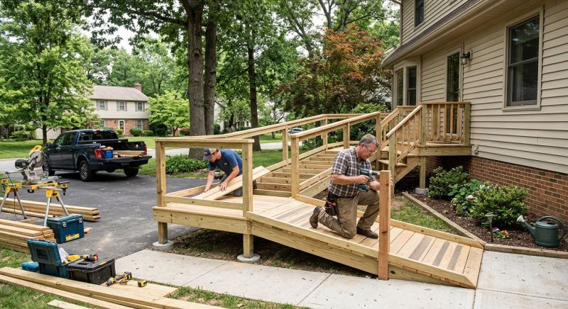 Mobility Ramp Installation in Wilmington, NC